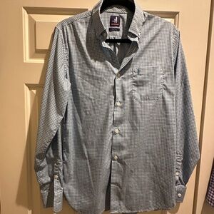 johnnie-O Big Boys' "Prep-formance" L/S button-up plaid dress shirt